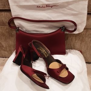 Salvatore Ferragamo Red Sandals, size 9